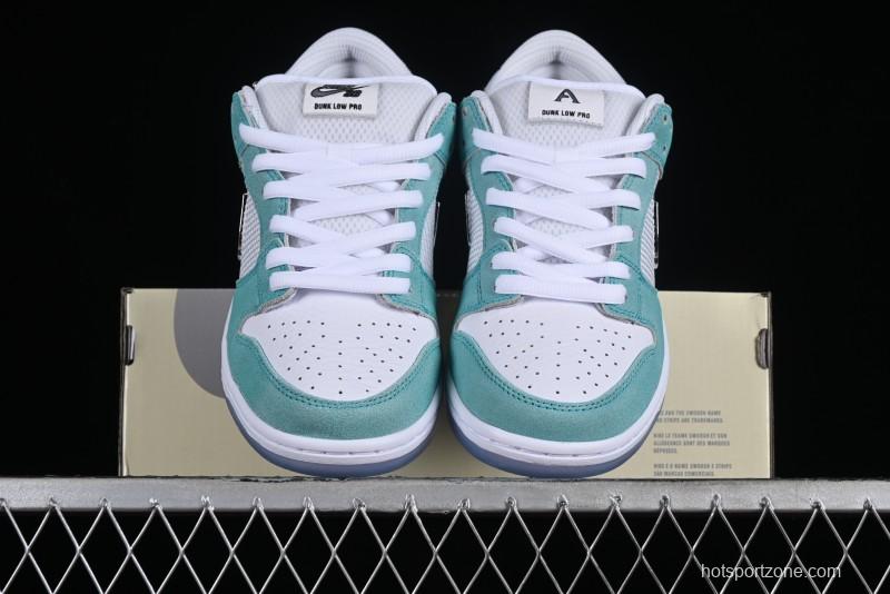 Nike April Skateboards SB Dunk Low Collaboration Frozen Rose SB Shattered Backboard Casual Skate Shoes - FD2562-400