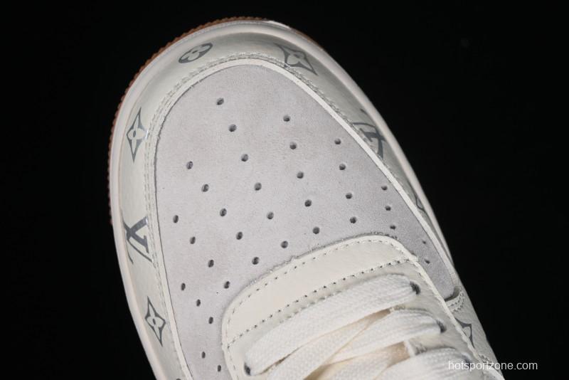 Nike Air Force 1 '07 Low LV Collaboration - Beige Brown Pigskin Casual Shoes CV1724-112
