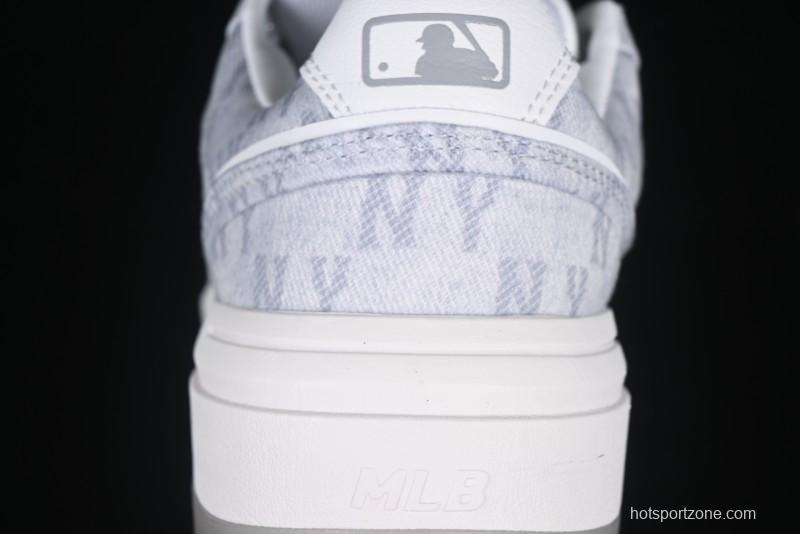 New York Yankees Chunky Liner Mid Denim Monogram Platform Sandals - 3ASXD065N50GRS
