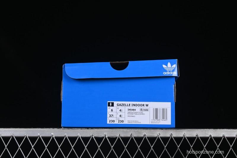 Adidas Originals Gazelle Indoor Retro Casual Slip-Resistant Wear-Resistant Low-Top Sneakers - IH5484