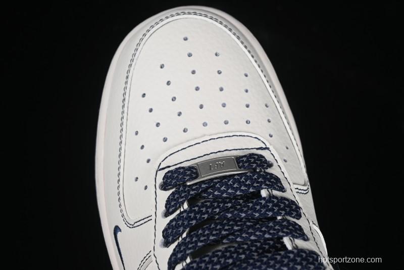 Nike Air Force 1 '07 Low The North Face x COMME des GARÇONS Navy Blue Line Casual Sneakers - HH7518-051