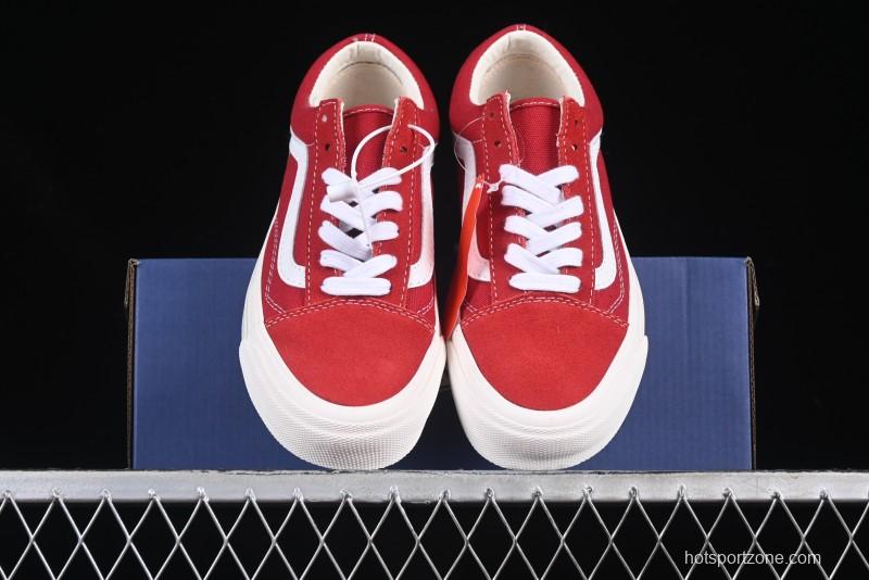 Vans Premium Old Skool 36 Retro Skate Shoes with Full-Grain Leather and Cushioned Insole - VN000D569IJ