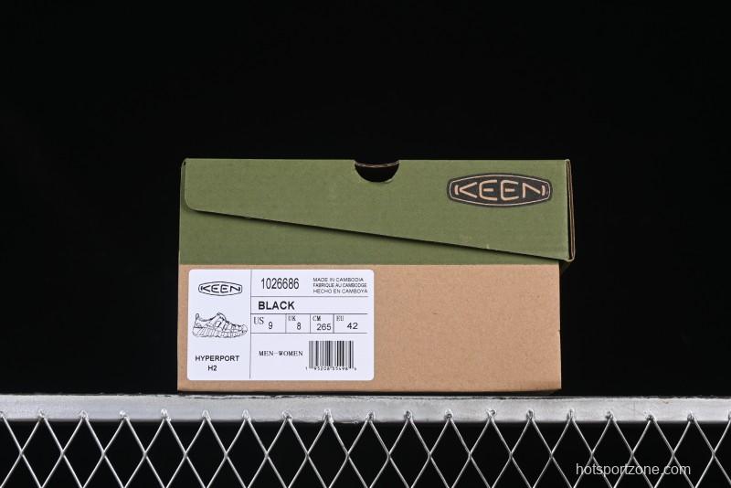 Keen Newport H2 Outdoor Sports Water Sandals with Toe Protection - 1026686BLACK