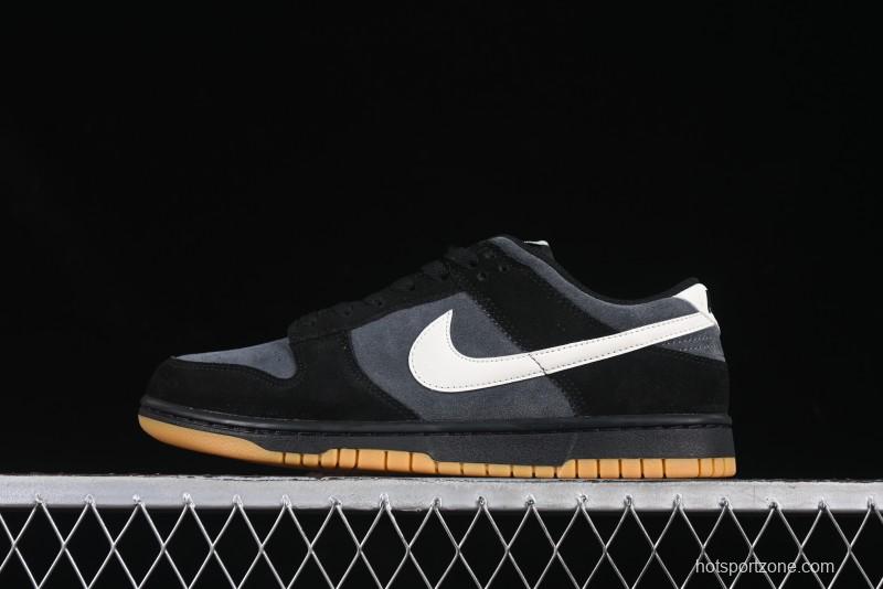 Nike Dunk Low Casual Sneakers in Black-Grey Colorway - HQ1931-001