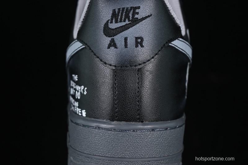 Nike Air Force 1'07 Low Gradient Skeleton Casual Sneakers - YD2425-110