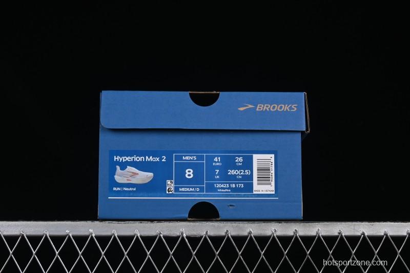 Brooks Hyperion Max 2 Cushioned Racing Marathon Running Shoes - 1204231B173