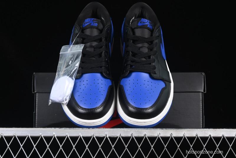 Nike Air Jordan 1 Low AJ1 Black Blue Casual Sneakers - IB1981-004