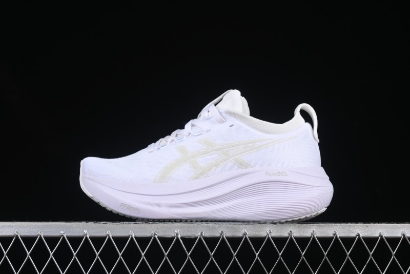 Asics Gel-Nimbus 27 Retro Breathable Casual Shoes with Cushioning for Men - 1012B753-100