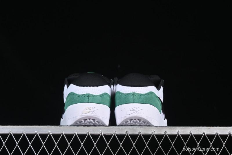 Nike SB Force 58 Low - Emerald Green, Black & White Skateboarding Shoes
