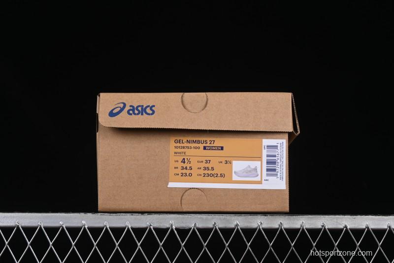 Asics Gel-Nimbus 27 Retro Breathable Casual Shoes with Cushioning for Men - 1012B753-100
