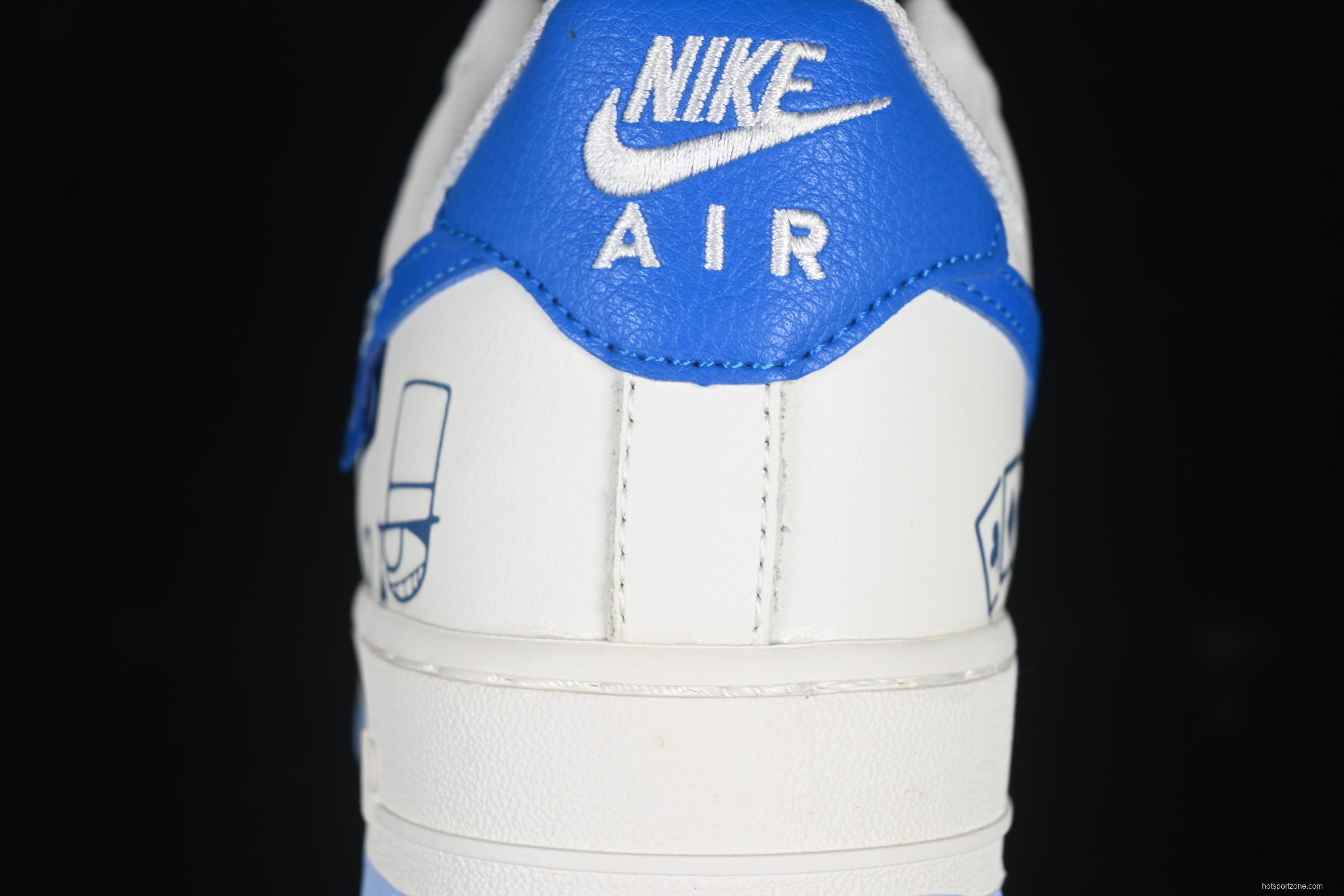 Nike Air Force 1'07 Low Kaito Kuroba Sneakers Inspired by Detective Conan Manga Series - DB3301-121
