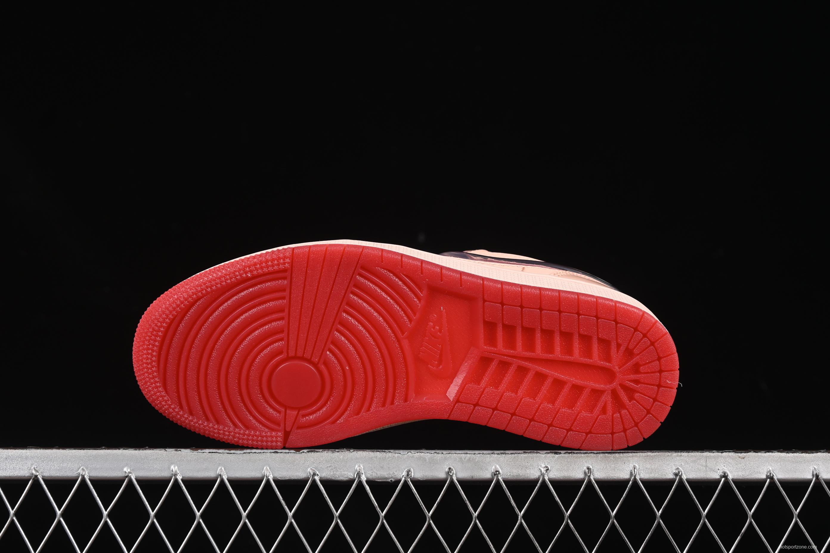 Nike Air Jordan 1 Low AJ1 Valentine's Day Jelly Pink Low Top Lifestyle Basketball Shoes - HF3174-600