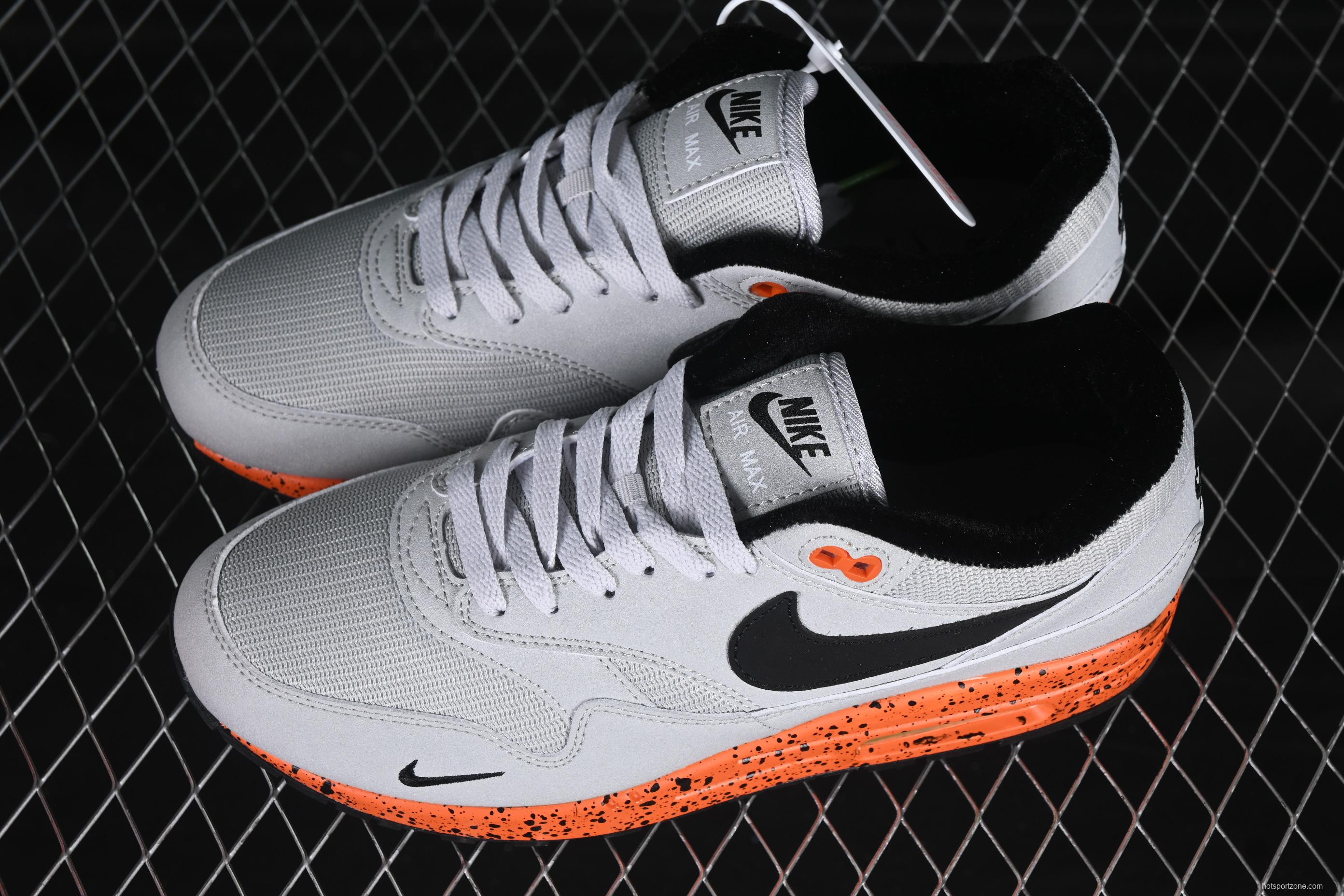 Nike Air Max 1 Retro Running Shoes with Half-Sole Air Cushion - FD2638-005