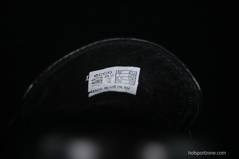 ECCO London Collection Slip-On Business Men's Leather Shoes with Wide Toe Box and Cushioned Sole - 61160801001