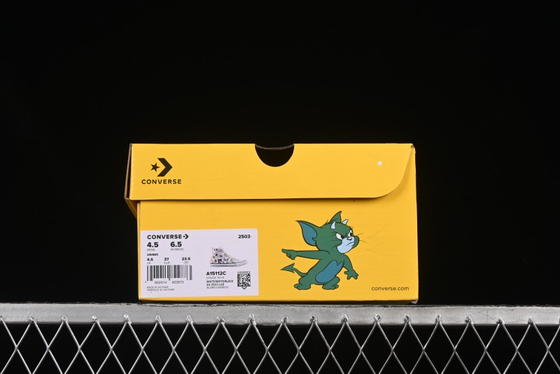 Converse All Star High Top Casual Sneakers with Tom and Jerry Theme - A15112C