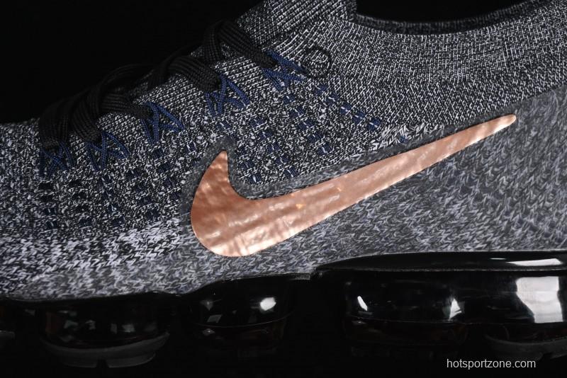 Nike Vapormax Flyknit Breathable Casual Running Shoes with Full-Length Air Cushion - 849558-010