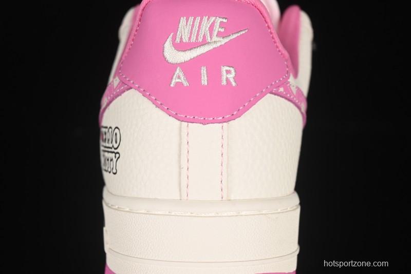 Nike Air Force 1 '07 Low Cartoon Cat Collaboration Pink Cartoon Cat Casual Sneakers - KK1988-082