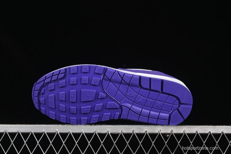 Nike Air Max 1 Retro Running Shoes with Half-Sole Air Cushion - HF8813-500
