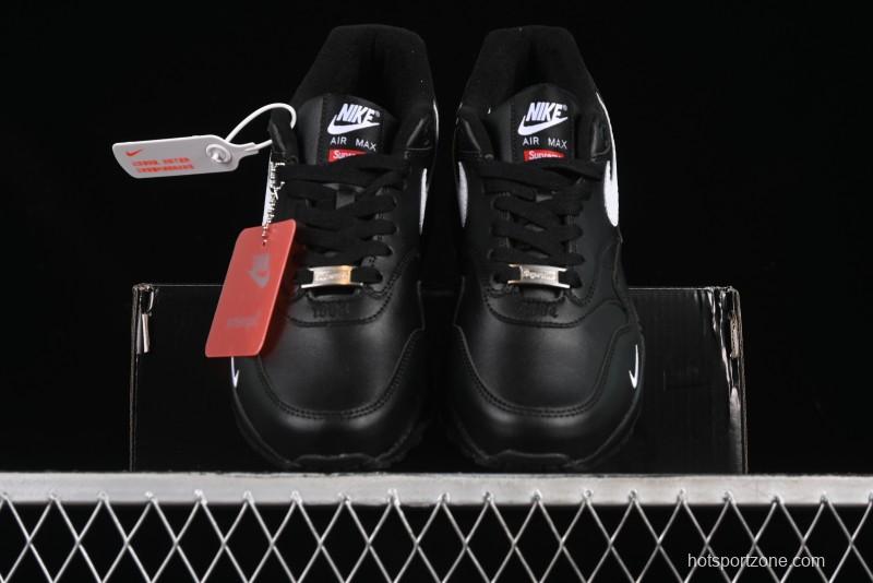 Nike Air Max 1 Retro Running Shoes with Half-Sole Air Cushion - HF8813-001