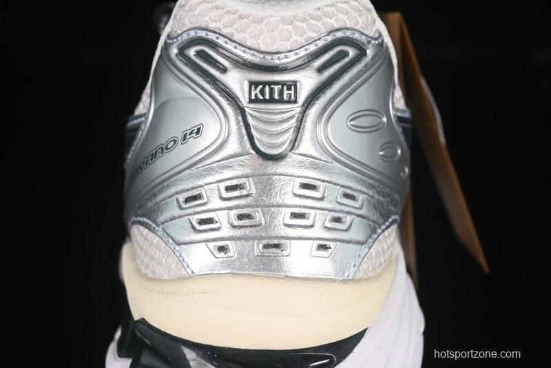 Asics Gel-Kayano 14 Running Shoes with FF BLAST PLUS Cushioning and 3D Visible GEL - 1203A566-100