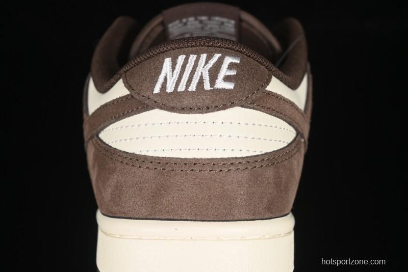 Nike SB Dunk Low White Mocha Low-Top Casual Skate Shoes - FQ8249-104