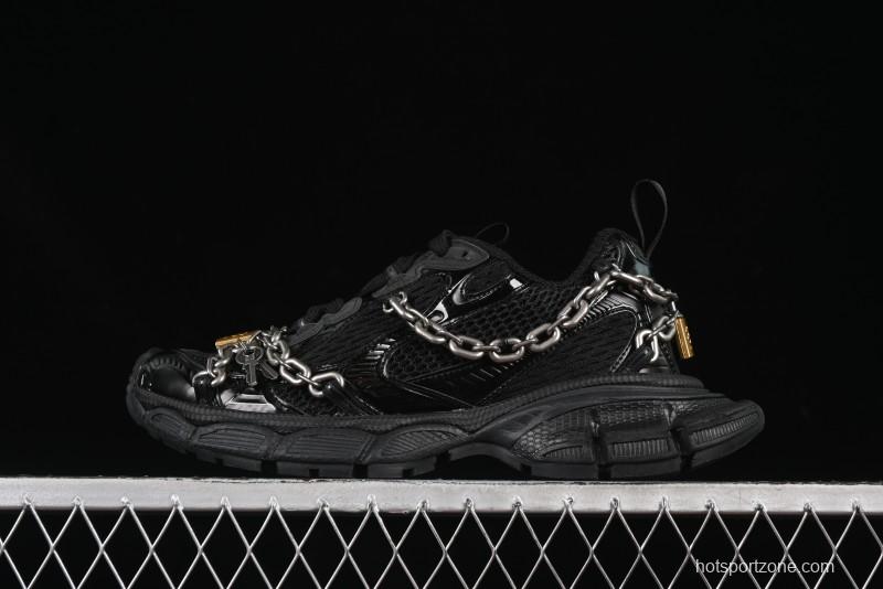 Balenciaga Phantom Sneaker 3XL Running Shoes with Transparent Heel Strap - W3XPL1882