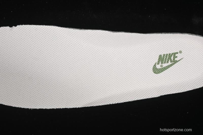 Nike Air Force 1'07 Low Supreme Collaboration Dual-Tone Grey Green Lace-Up Casual Sneakers - DM6868-070