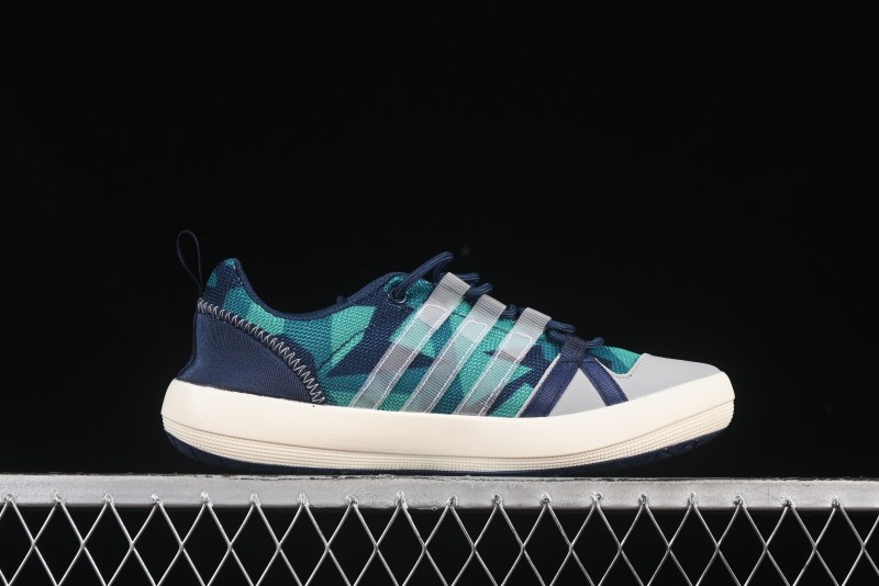 Adidas Climacool Boat Lace Graphic Breathable Cushion Casual Shoes - BA8396