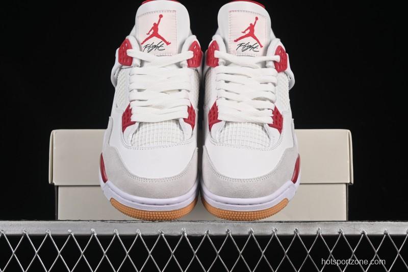 Nike SB x Air Jordan 4 OG "Varsity Red" Retro Basketball Shoes - DR5415-106