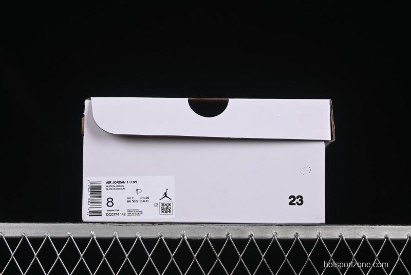 Nike Air Jordan 1 Low AJ1 White Blue Casual Sneakers - DC0774-142