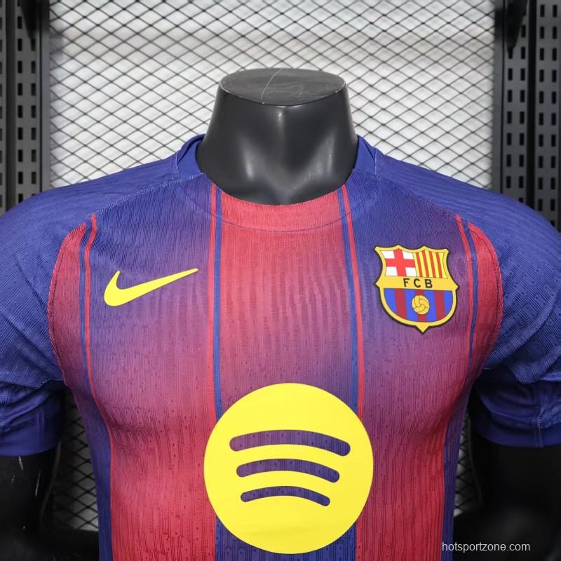 Player Version 25/26 Barcelona Home Jersey