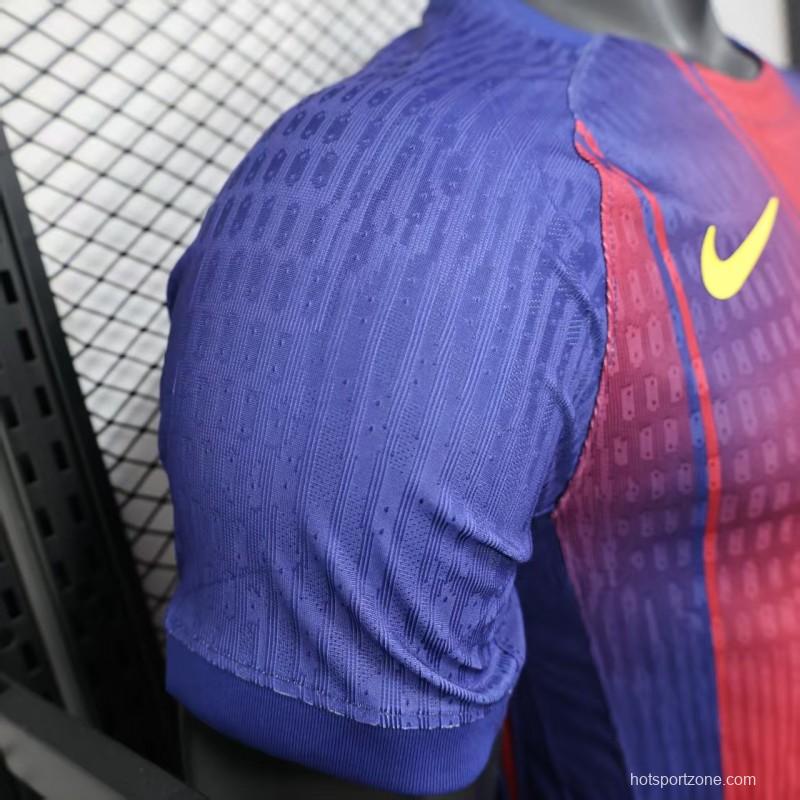 Player Version 25/26 Barcelona Home Jersey