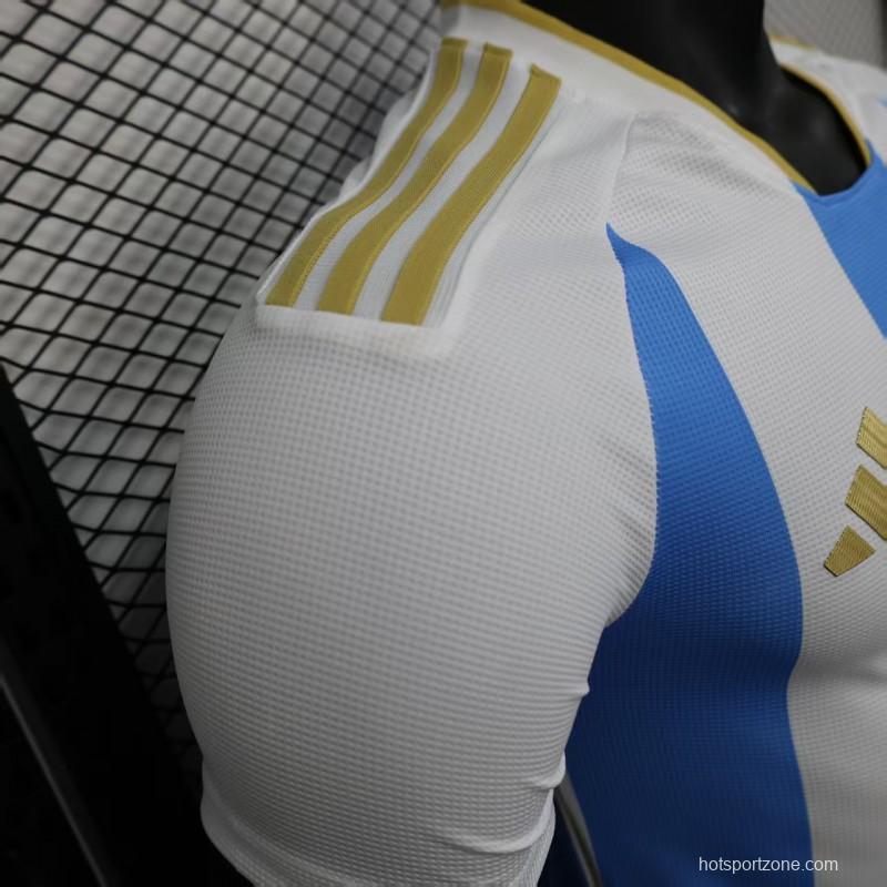 Player Version 2025 Argentina Home Jersey