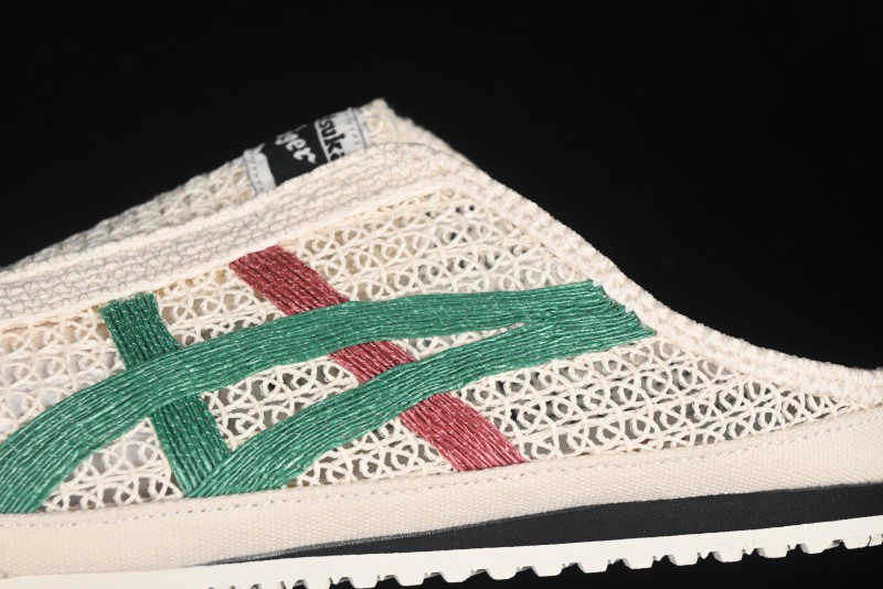 Onitsuka Tiger Mexico 66 Sabot Slip-On Sneakers with Breathable Mesh Upper - 1183C123-103
