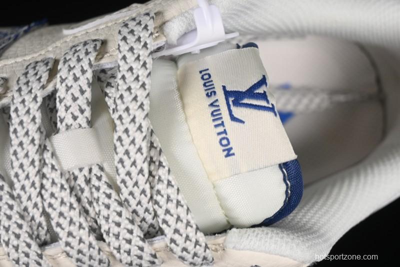 Nike Air Force 1 '07 Low Stussy Collaboration Gradient Denim Casual Sneakers - XS1958-586