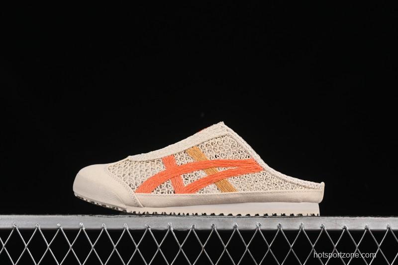 Onitsuka Tiger Mexico 66 Sabot Slip-On Sneakers with Breathable Mesh Upper - 1183C123-251