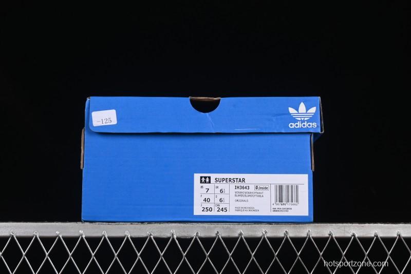 Adidas Clot Superstar Shell Toe Casual Sneakers with Serrated Design - IH3643