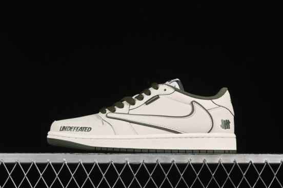 Nike Travis Scott x Fragment Design x Air Jordan 1 Low OG SP AJ1 Collaboration Casual Sneakers - DF1845-535