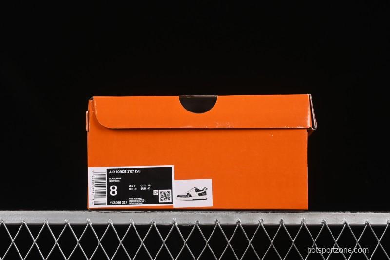 Nike Air Force 1 '07 Low LV Collaboration Double Print Denim Casual Sneakers - YX5066-317