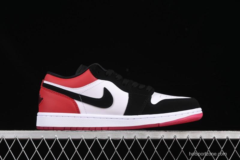 Nike Air Jordan 1 Low "White Black Gym Red" Retro Casual Sneakers - IB8971-106