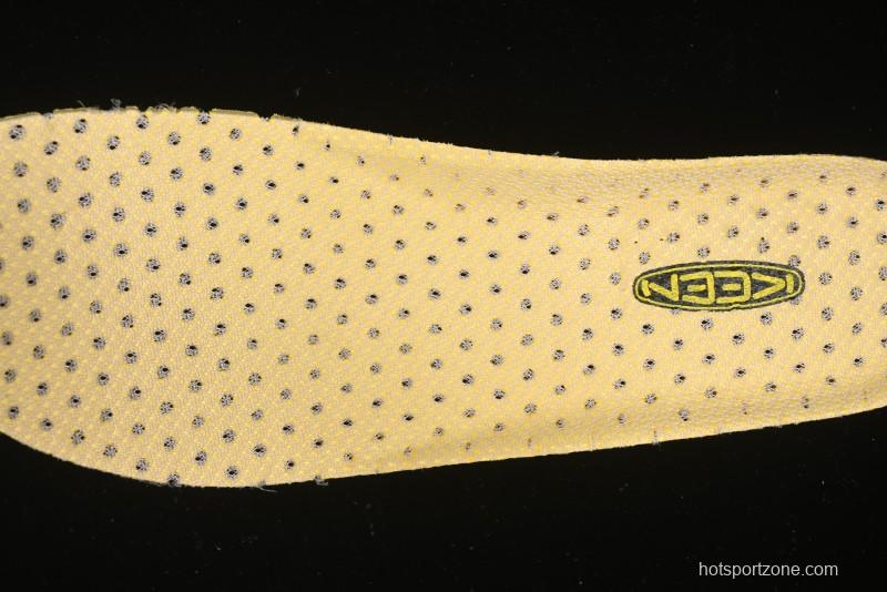 Keen Uneek Flat-M Woven Elastic Strap Outdoor Water Sports Sandals - 1014097 RED