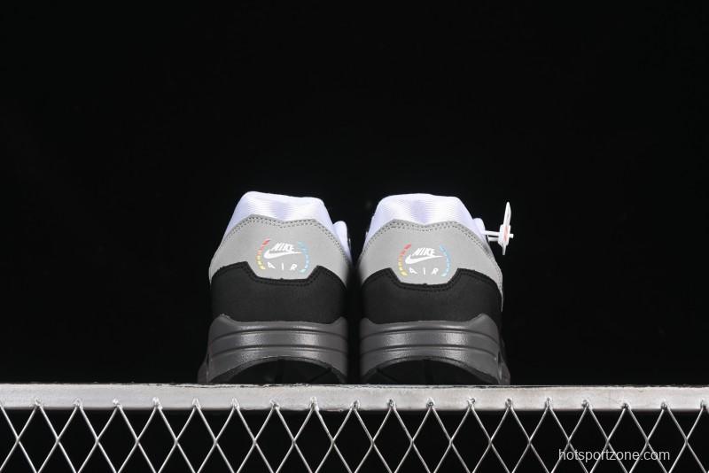Nike Air Max 1 Retro Running Shoes with Half-Sole Air Cushion - IB9898-001