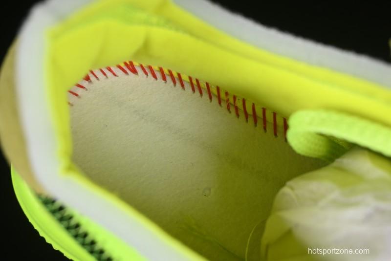 Nike Off White x Air Force 1 Low OW Collaboration Transparent Yellow Sneakers - AO4606-700