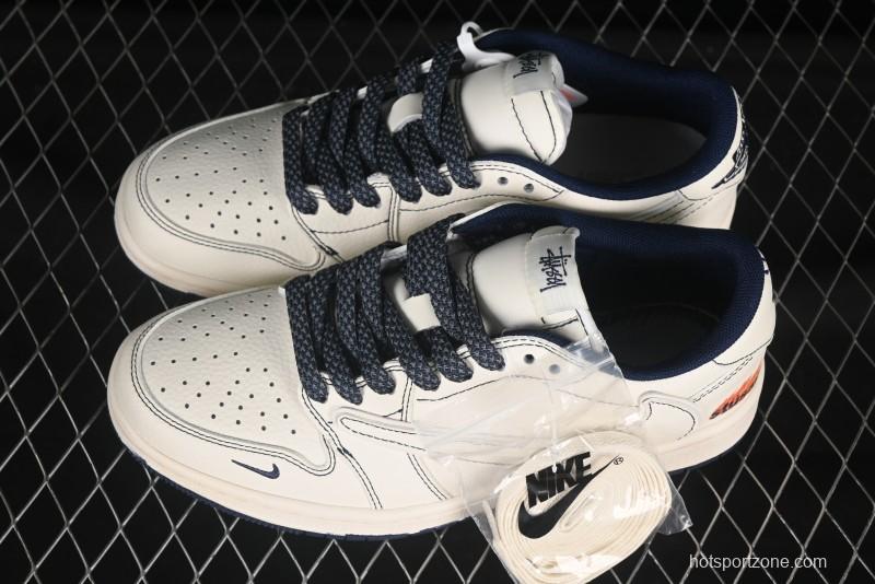 Nike Air Jordan 1 Low OG SP Travis Scott x Fragment Design Collaboration Sneakers - ZH2598-230