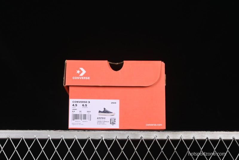 Converse Chuck 1970s Low Top Casual Sneakers with Paisley Pattern - A15751C