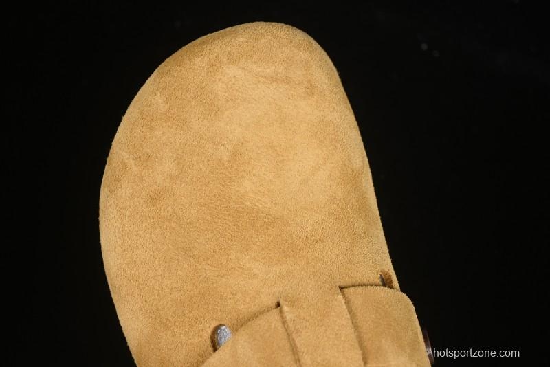 Birkenstock Arizona Soft Footbed Sandals with Suede Leather and Lambswool Lining - G.D4