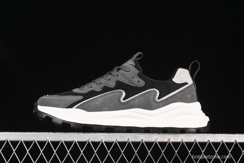 Adidas Thick Sole Waffle Retro Running Shoes with Comfortable Upper and Anti-Slip Sole - 63093901001