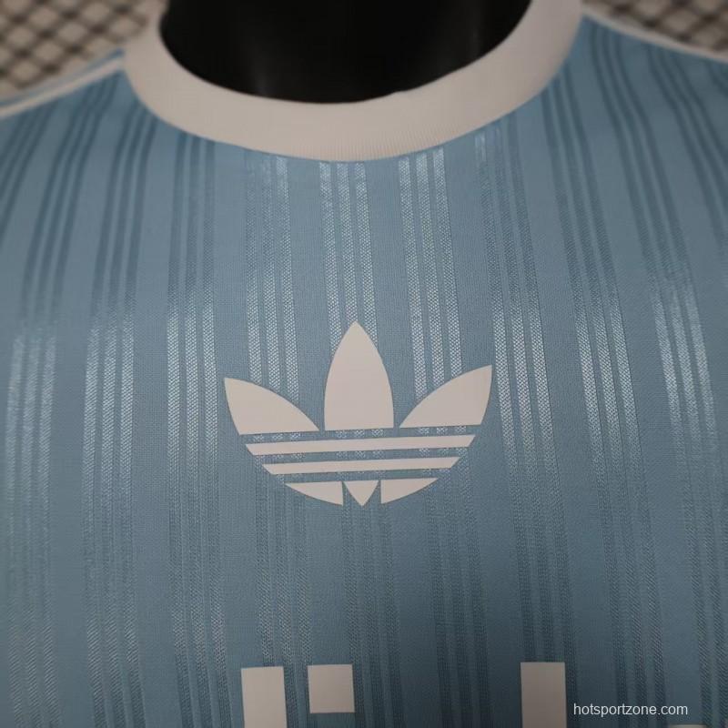 Player Version 2025 Adidas Original Light Blue T-Shirt