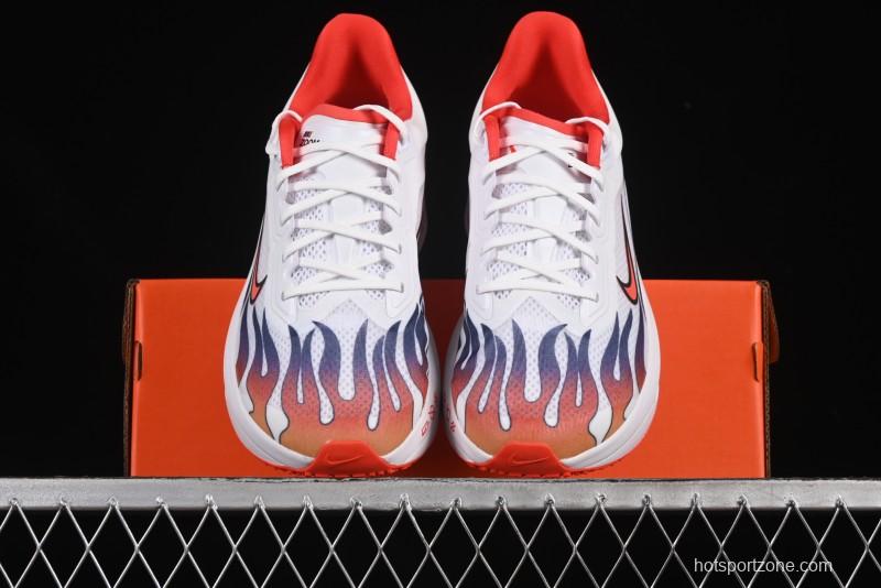 Nike Zoom Fly 6 Lightweight Responsive Running Shoes with Carbon Fiber Plate - HQ3498-100