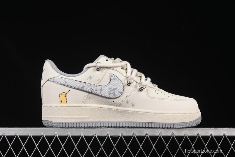 Nike Air Force 1'07 Low x Capybara "Frankenstein" Casual Sneakers - LV0506-220